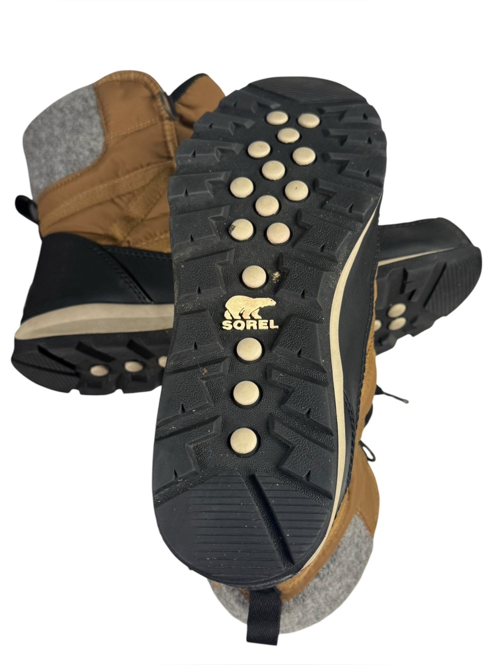 Sorel Whitney II Short Lace Waterproof Winter Boots Elk Brown Size 9 - Picture 7 of 15